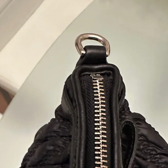 Coach Black Quilted Satchel with Braided Detail - Picture 13 of 16